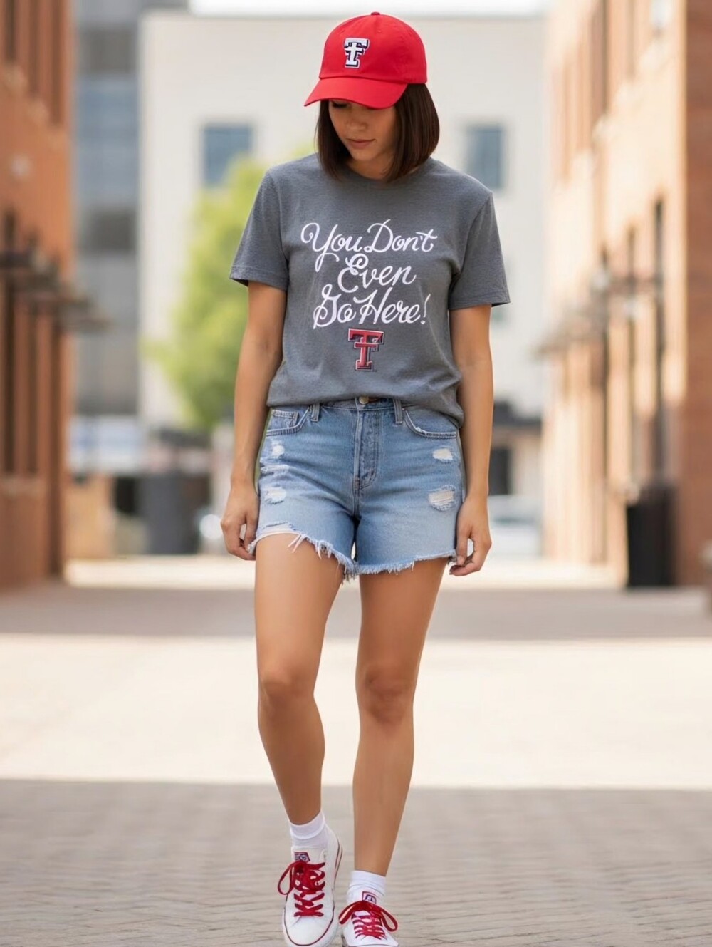 New! Texas Tech University “You Don’t Even Go Here” College Red Raiders T-Shirt